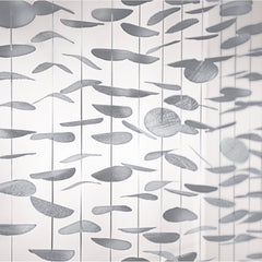 Silver Tissue Circle Backdrop, 14 inch