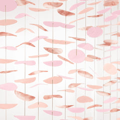 Rose Gold Tissue Circle Backdrop, 11 inch