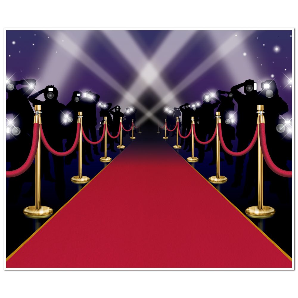 Awards Night Paparazzi Scene Setter Decoration, Black/White, 11.75-inch, 2-pk