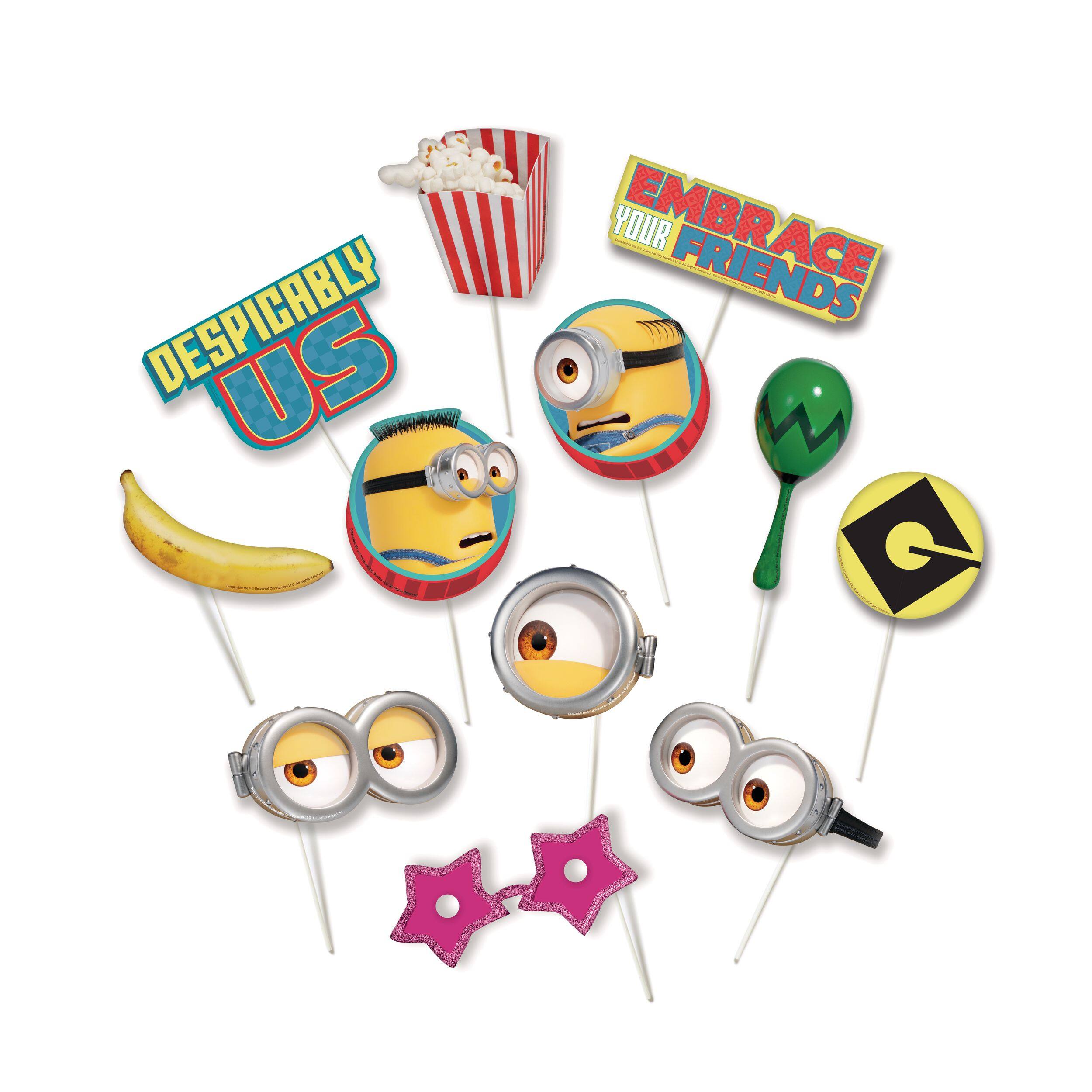 Despicable Me Scene Setter, Photo Props, 12-pk