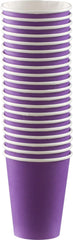 Purple Paper Disposable Cups, 12-ounce, 40-Pack