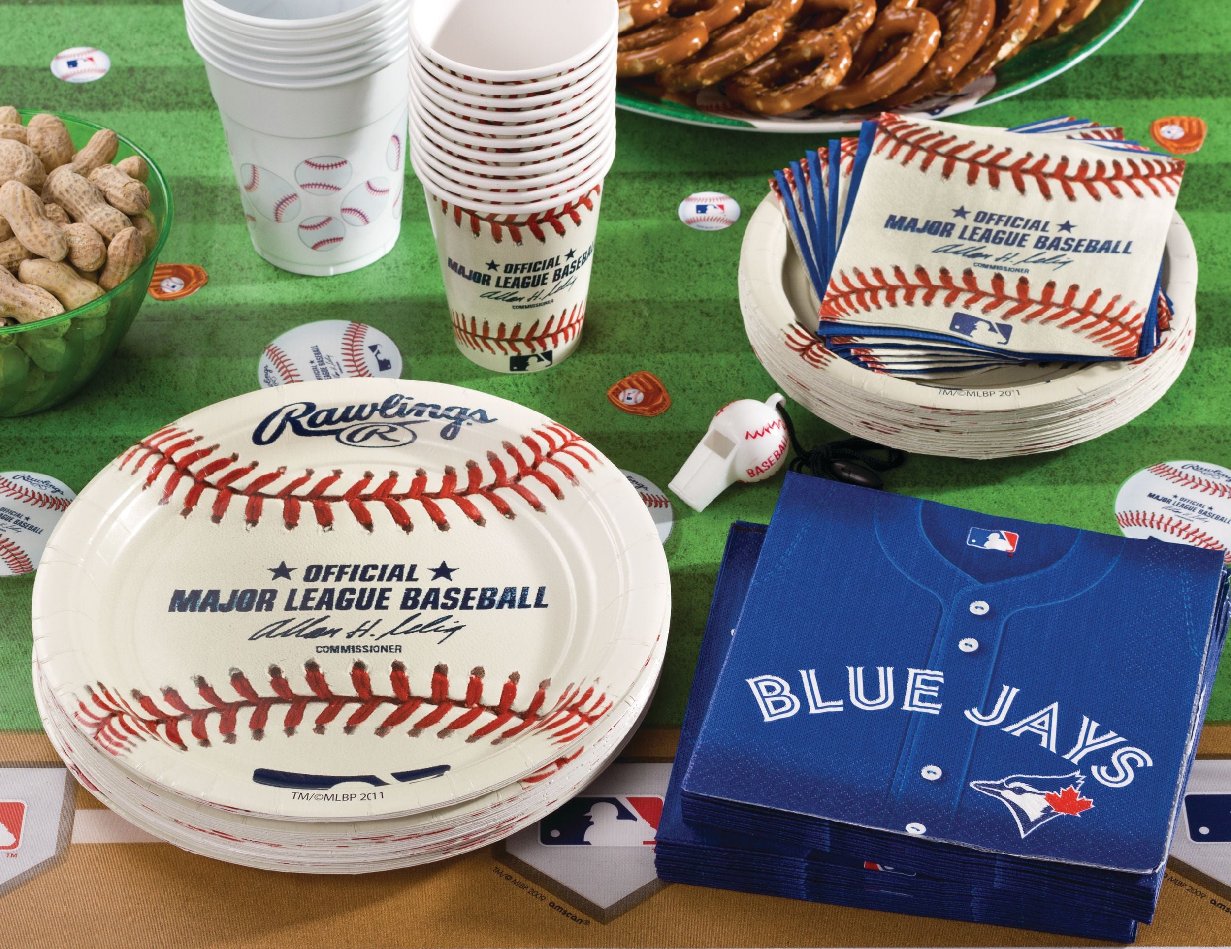 Toronto Blue Jays Lunch Napkins, 6.5 inch, 36-pk, 2-ply