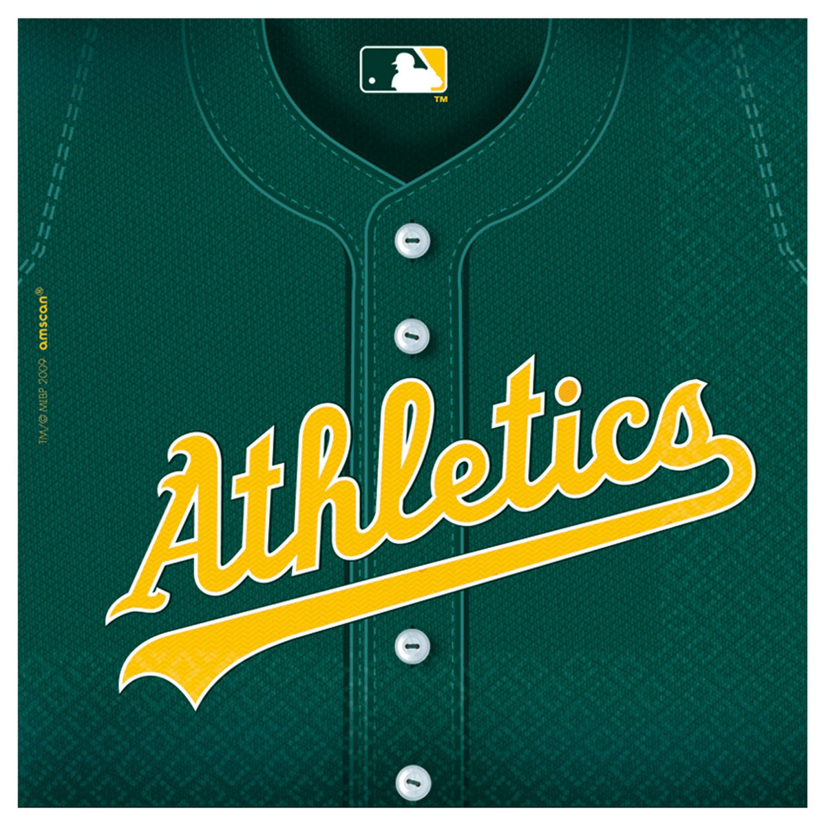 Oakland Athletics Lunch Napkins - MLB Licensed, 36-pk