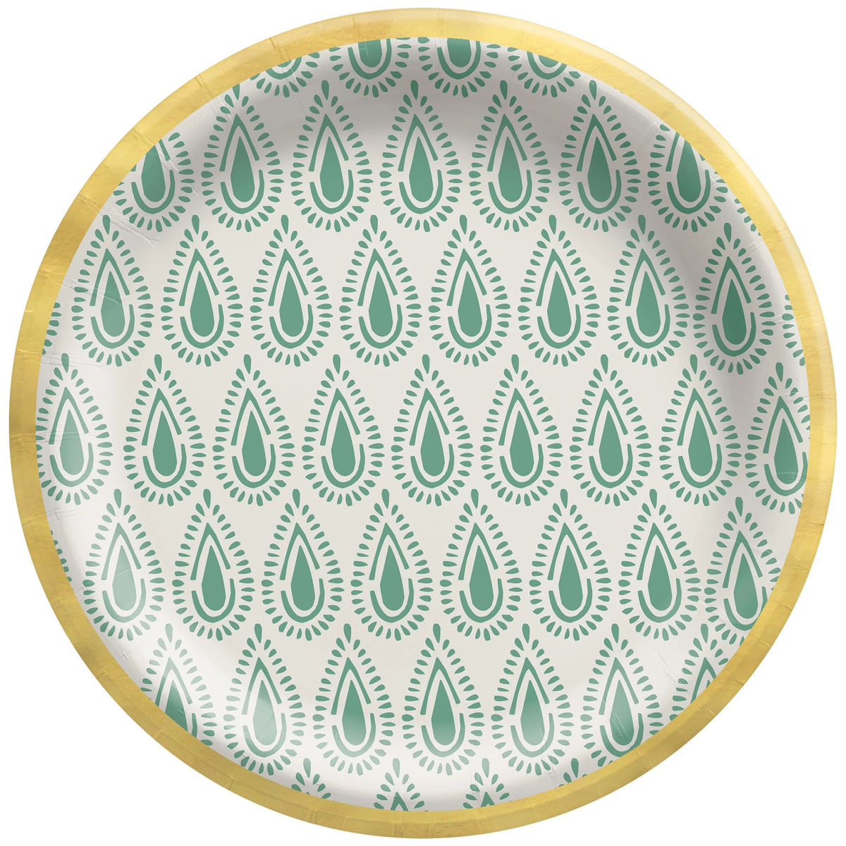 Artisan Crafted 6.75-inch Round Printed Paper Plate, 20-pk