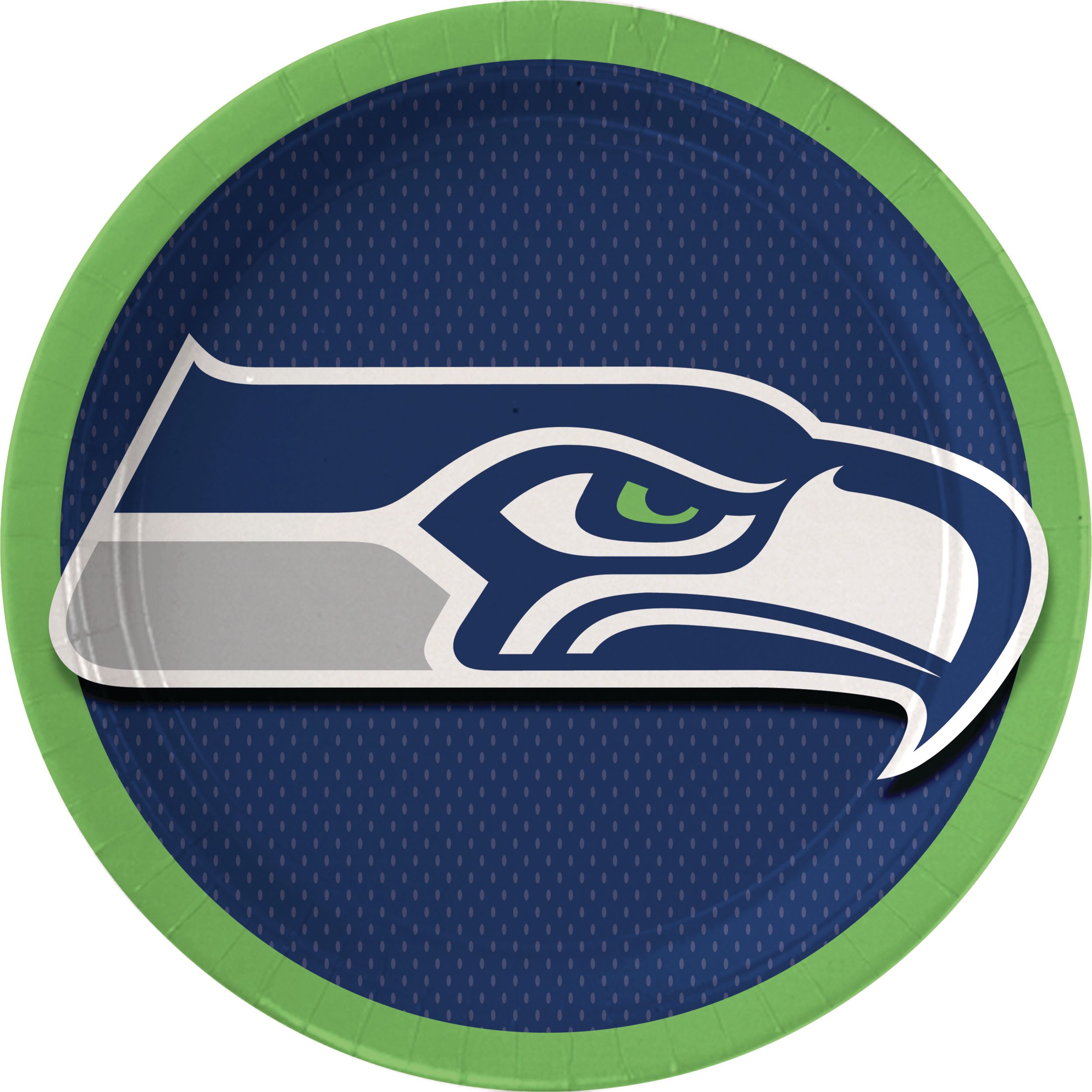 9-inch Seattle Seahawks Lunch Paper Plates, 18-pk