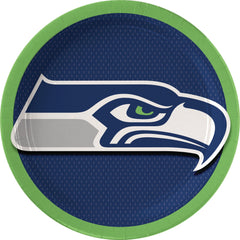 9-inch Seattle Seahawks Lunch Paper Plates, 18-pk