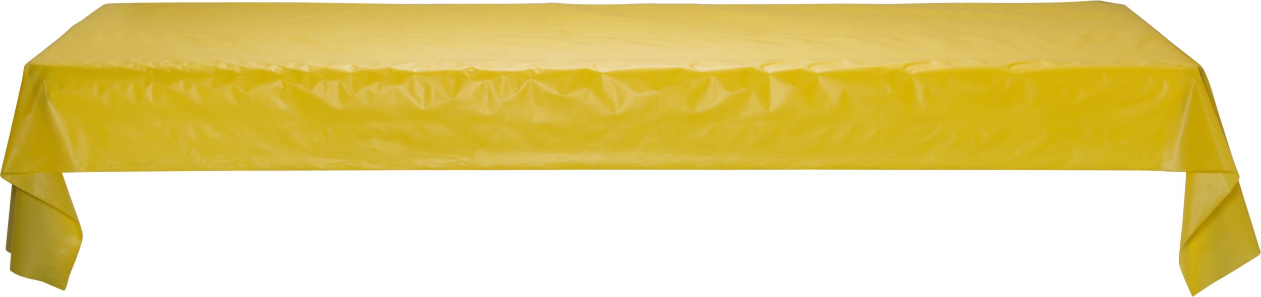 Yellow Plastic Table Cover Roll, 40 inch x 100 foot