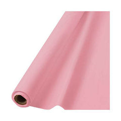 New Pink Plastic Table Cover Roll, 40 inch x 100 foot