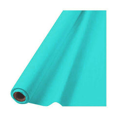 Robin Blue Plastic Table Cover Roll, 40 inch x 100 foot