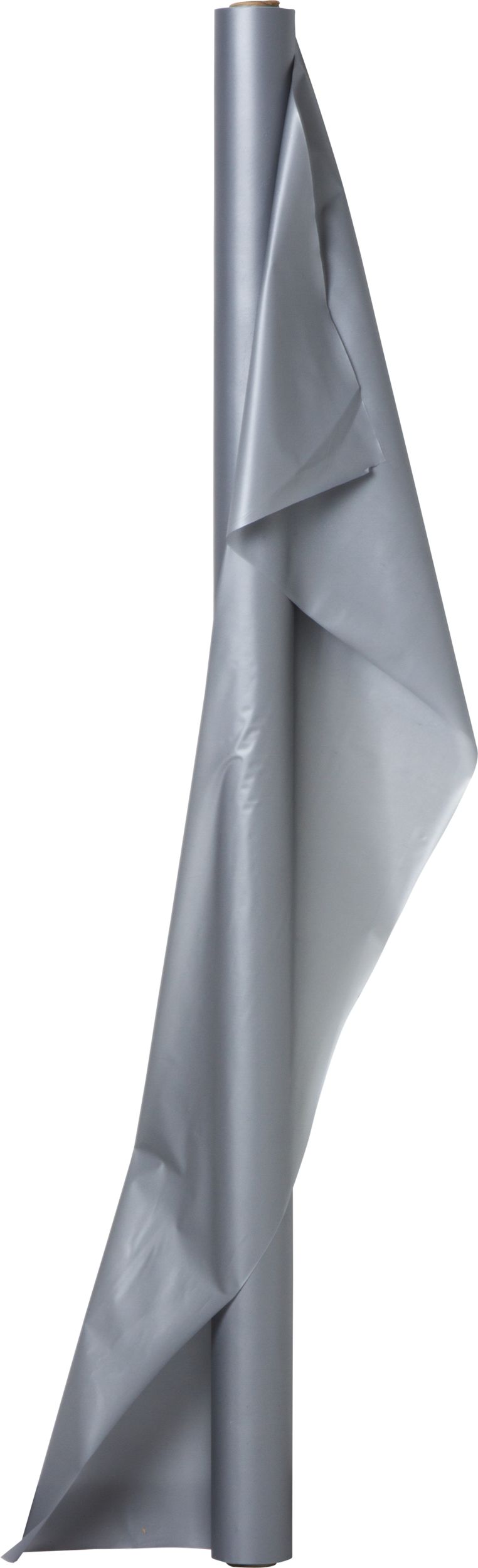 Silver Plastic Table Cover Roll, 40 inch x 100 foot