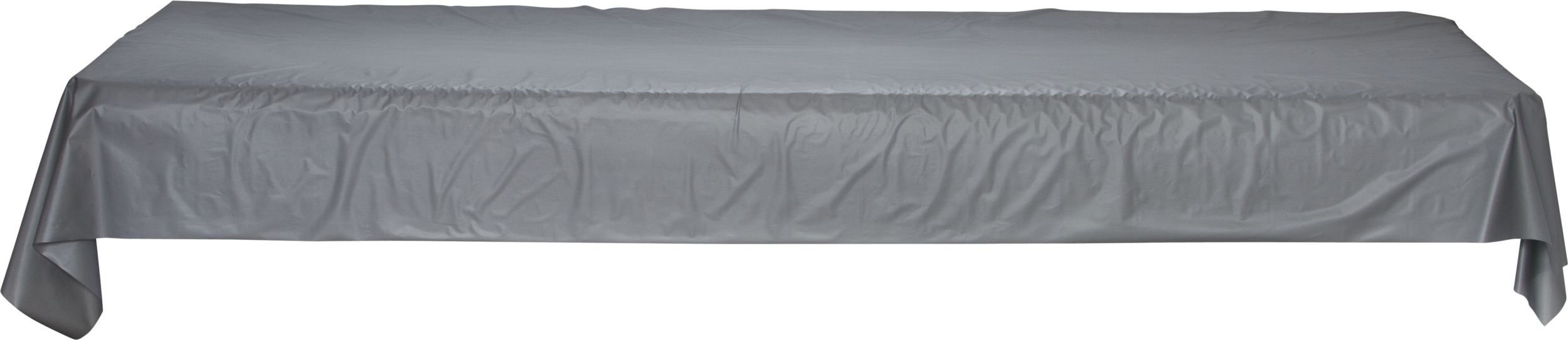 Silver Plastic Table Cover Roll, 40 inch x 100 foot