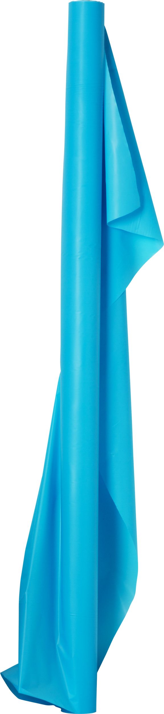 Caribbean Blue Plastic Table Cover Roll, 40 inch x 100 foot
