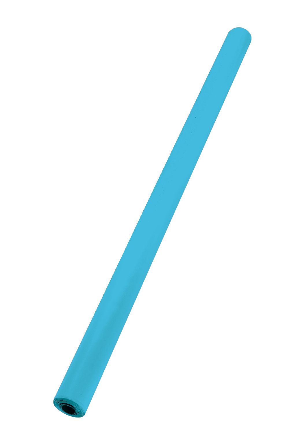 Caribbean Blue Plastic Table Cover Roll, 40 inch x 100 foot