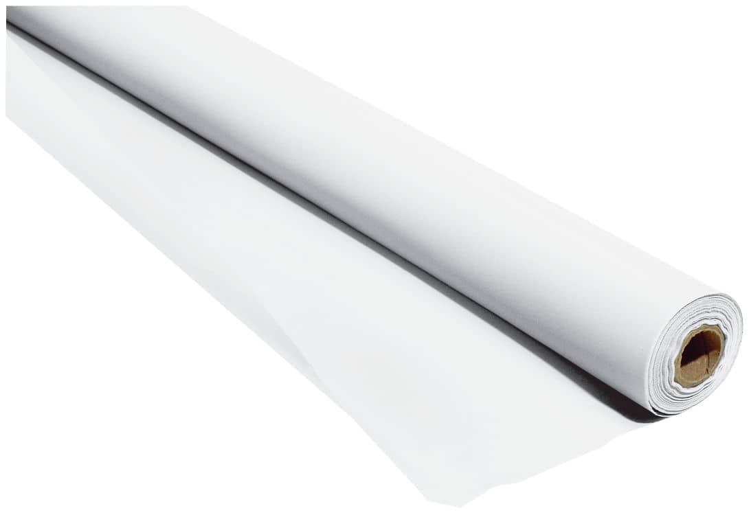 Clear Plastic Reusable Table Cover Roll, 40 inch x 100 foot