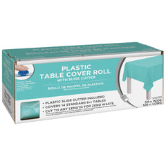 Plastic Table Cover Roll, 40 x 126-foot, Slide Cutter