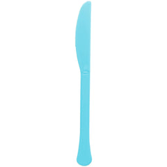 Caribbean Blue Heavyweight Plastic Knives, 50-pk