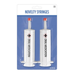 Oral Medication Syringes, White, One Size, 2-pk