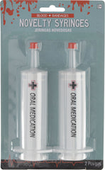 Oral Medication Syringes, White, One Size, 2-pk