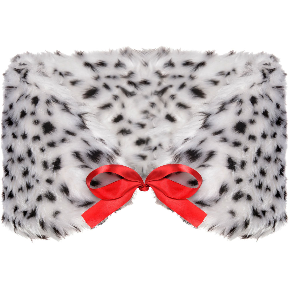 Disney 101 Dalmatians Cruella De Vil Faux Fur Spotted Shrug, One Size