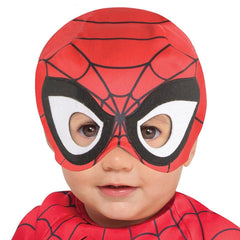Infant Marvel Spider-Man Jumpsuit with Mask, Assorted Sizes