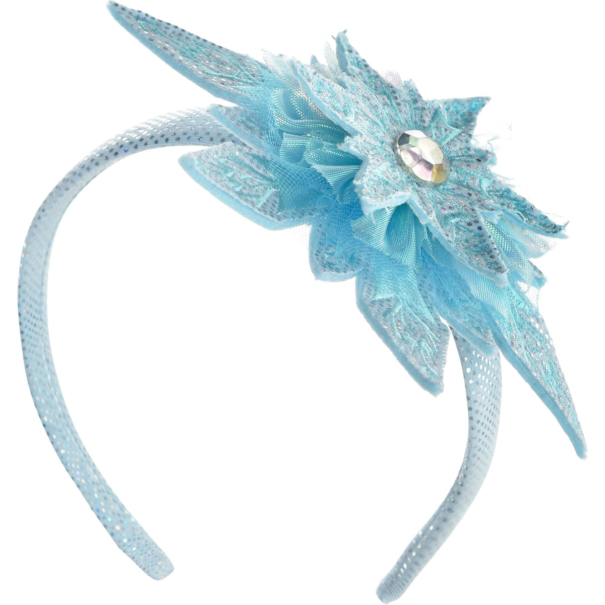 Disney Frozen Elsa Snowflake Headband, Blue, One Size