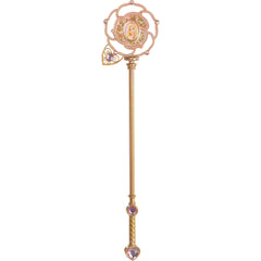 Sleeping Beauty Aurora Tiara, Wand Costume Accessories, Gold/Pink Kit