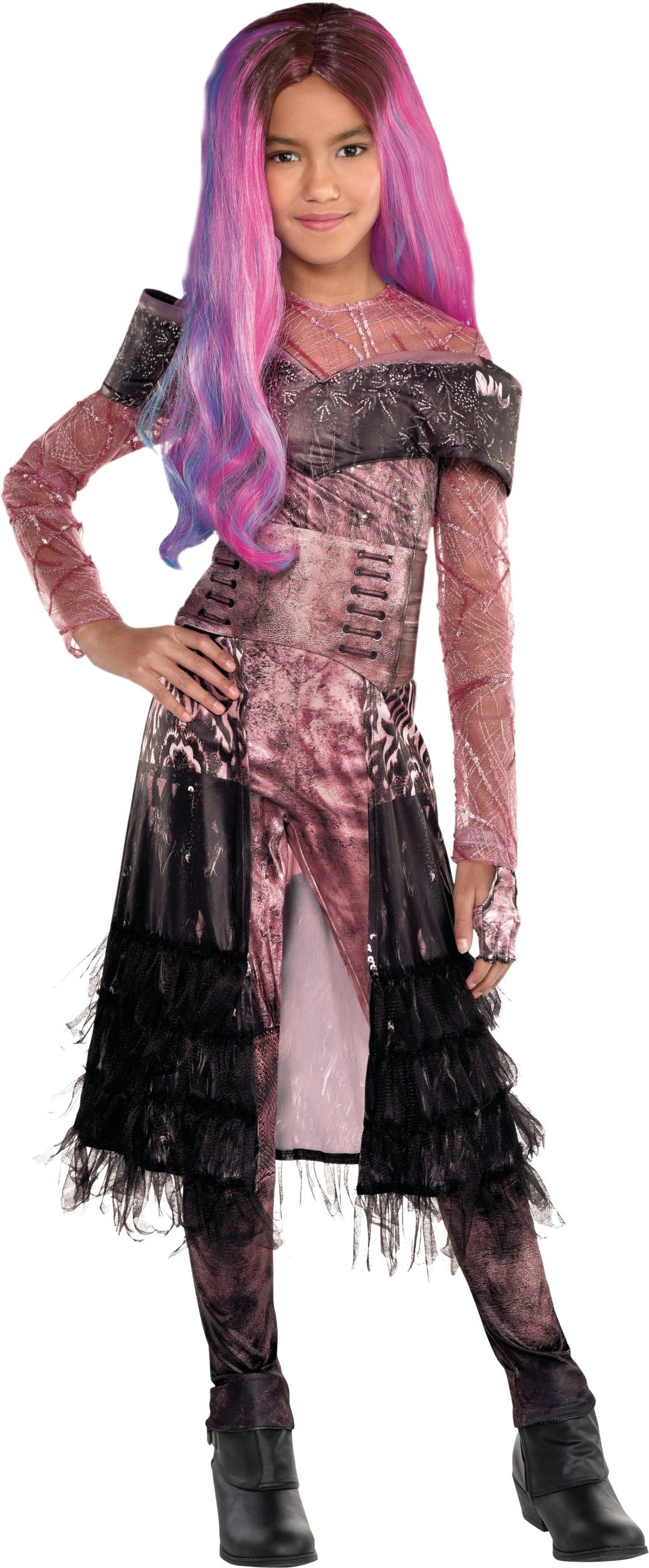 Kids' Disney Descendants Audrey Pink/Black Dress, Assorted Sizes