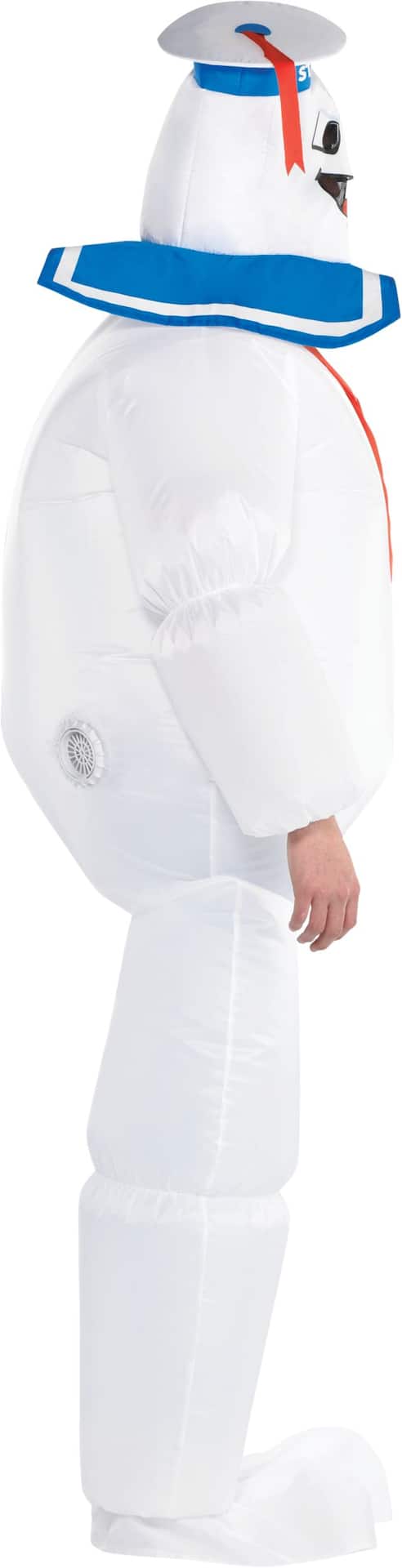 Men's Ghostbusters Stay Puft Marshmallow White Inflatable Costume One Size