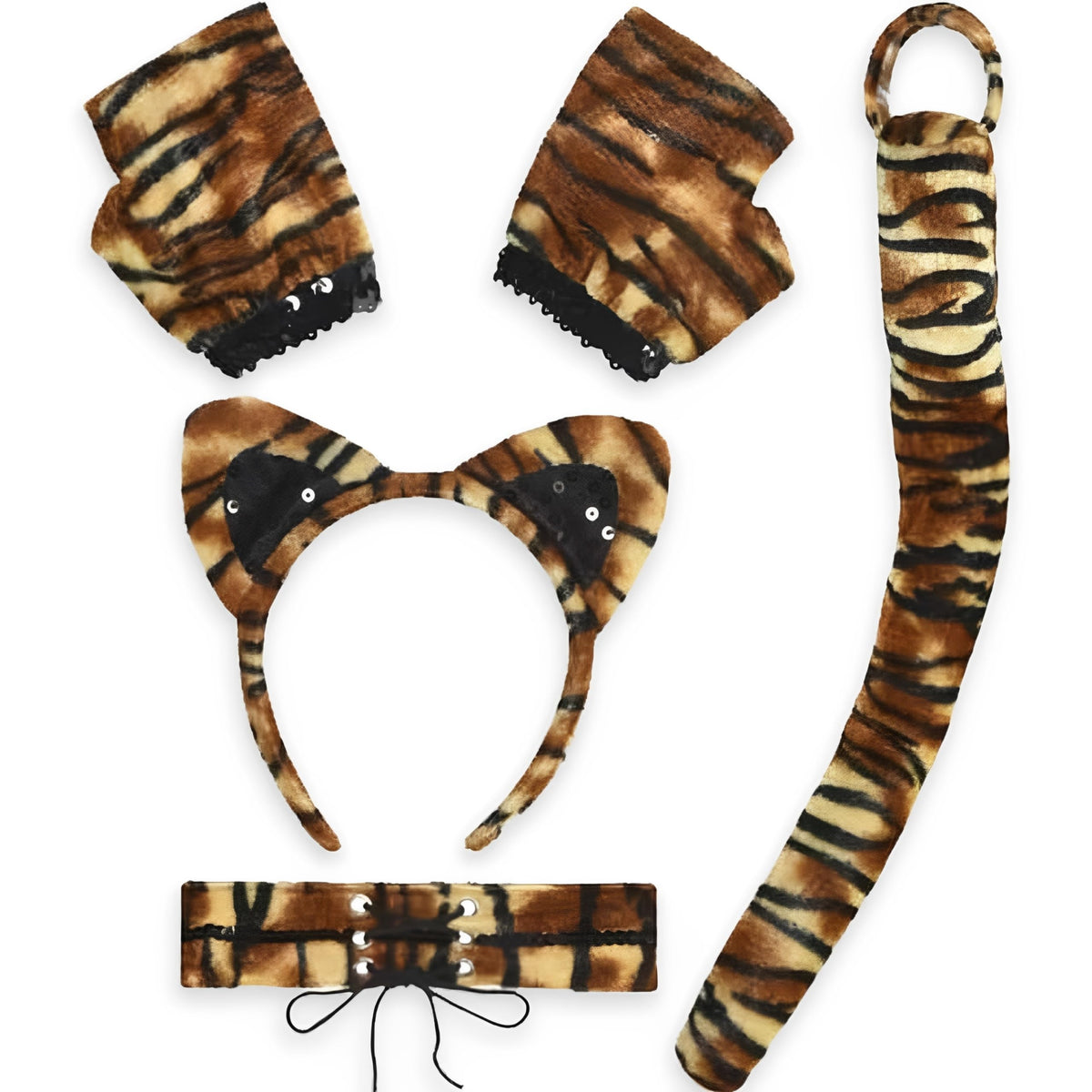 Feline Fantasy Tigress Kitty Costume Set