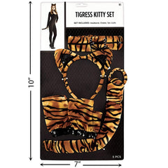 Feline Fantasy Tigress Kitty Costume Set