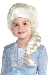 Disney Frozen Elsa Long Braided Wig, White, One Size