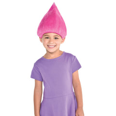 Vibrant Pink Trolls Wig