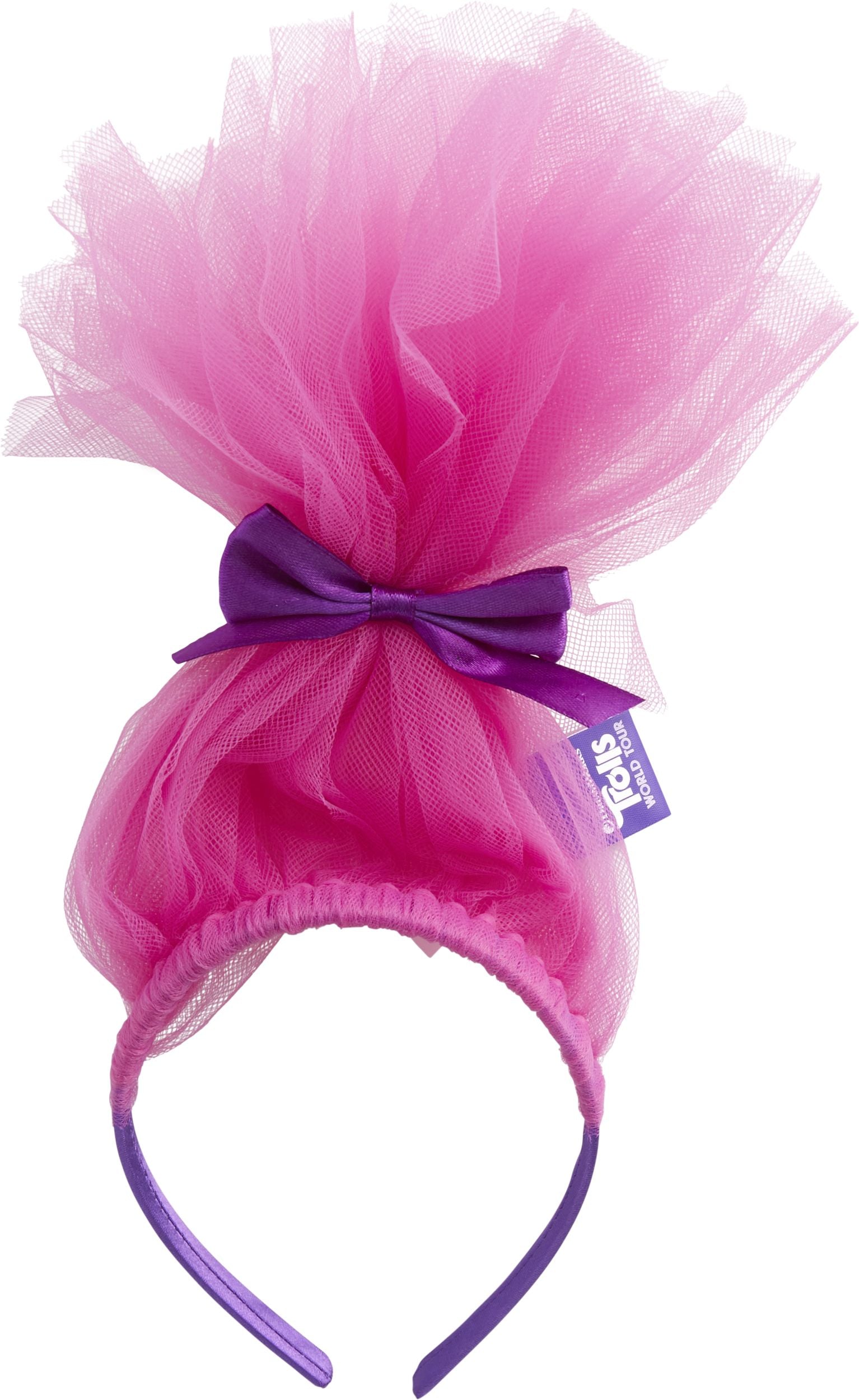 Trolls Poppy Tulle Headband, Pink/Purple, One Size