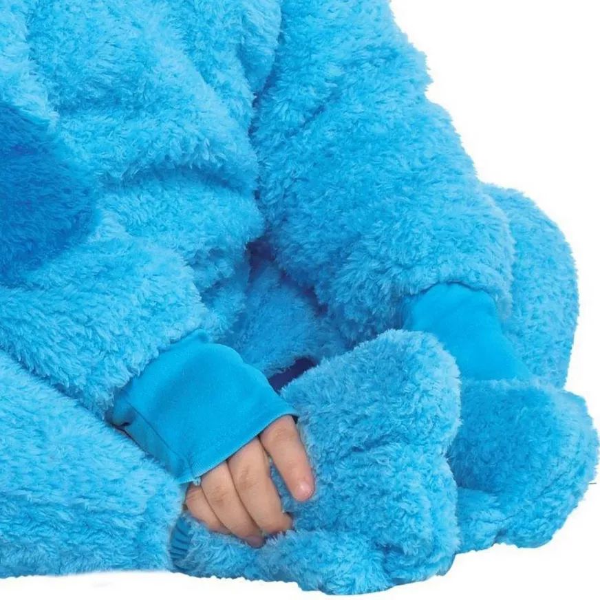 Toddler Nickelodeon Blue's CluesBlue Jumpsuit with Hood, Assorted Sizes