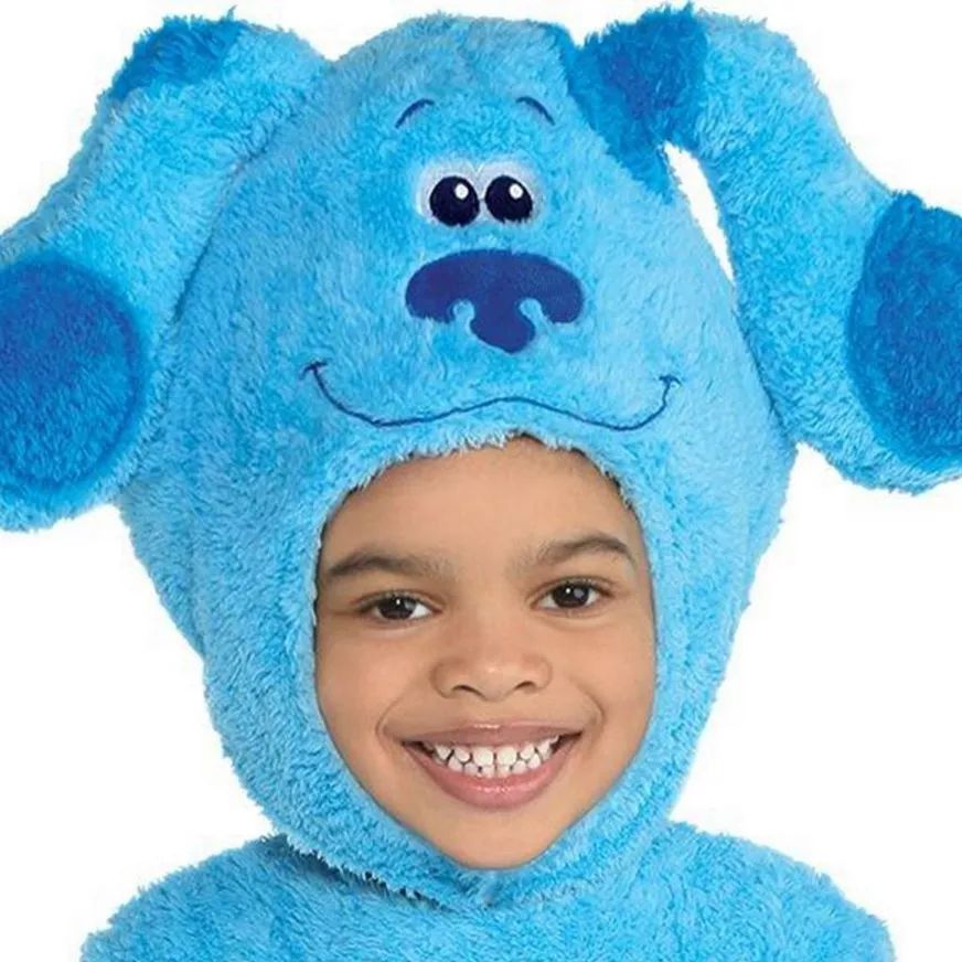 Toddler Nickelodeon Blue's Clues Blue Jumpsuit with Hood Costume, Assorted Sizes