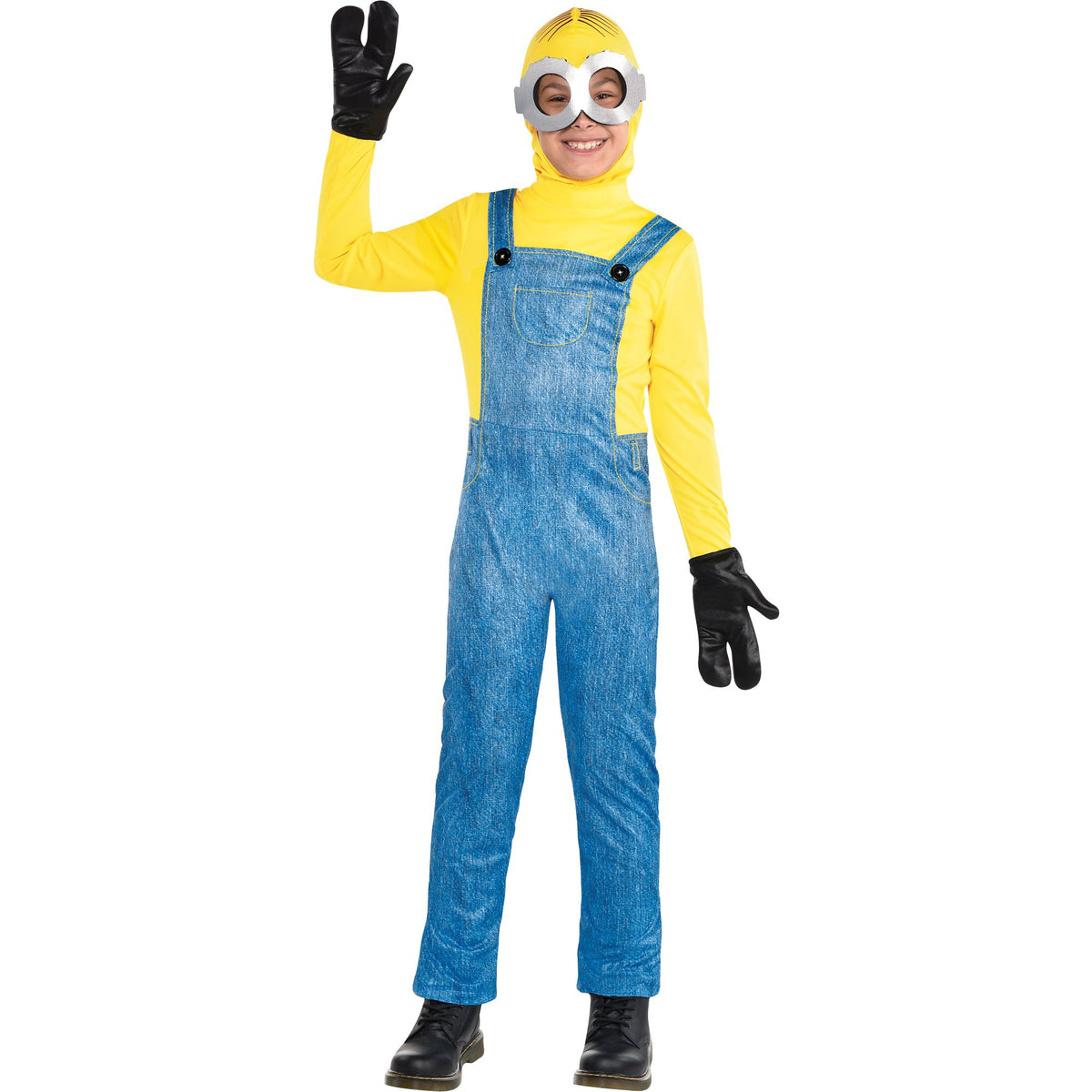 Despicable Me Minion Costume, Yellow/Blue Jumpsuit, Toddler/Kids