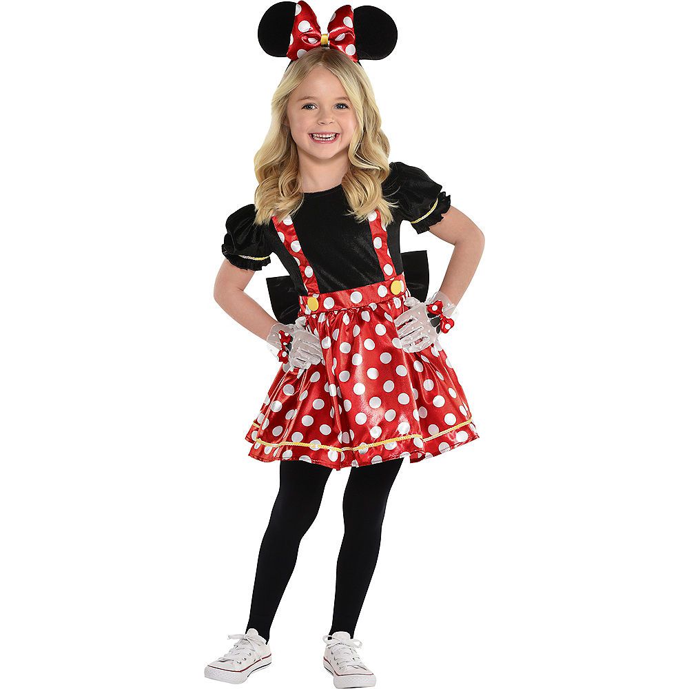 Disney Minnie Mouse Polka Dot Dress, Headband