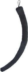 Cat or Mouse Fur Tail, Black, 19-in, Wearable Costume Accessory