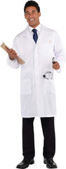 Doctor Lab Coat, White, One Size, Costume Accessory