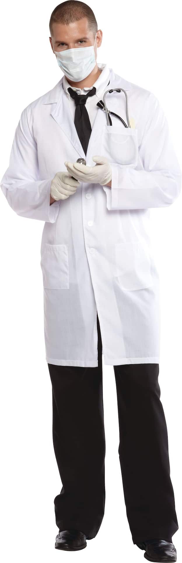 Doctor Lab Coat, White, One Size, Costume Accessory