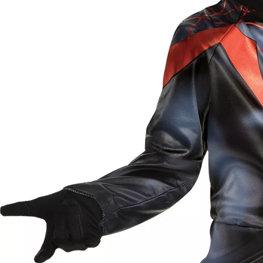 Kids' Marvel Miles Morales Jumpsuit and Mask, Assorted Sizes