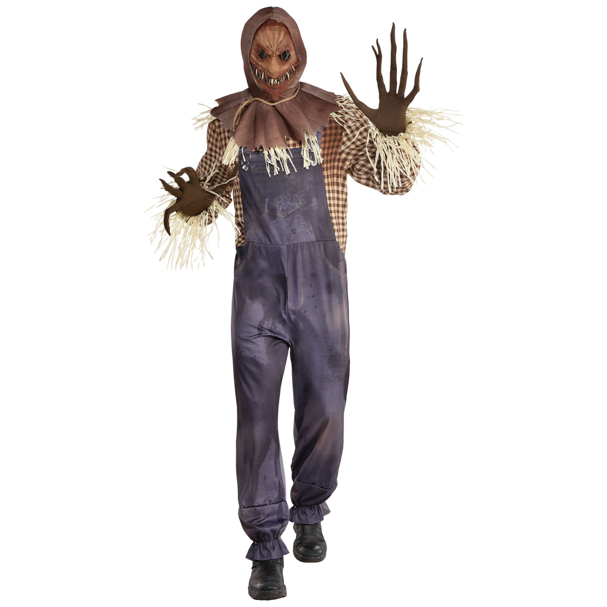 Men's Sinister Scarecrow Costume, Assorted Sizes