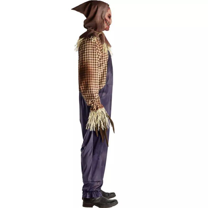 Men's Sinister Scarecrow Costume, Assorted Sizes