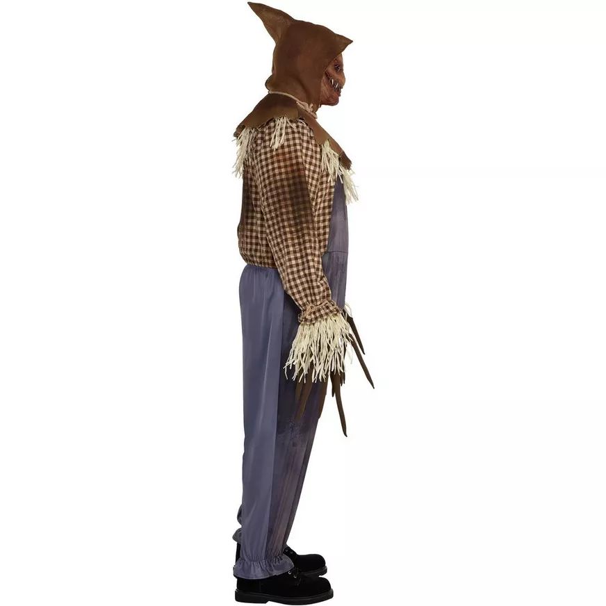 Men's Sinister Scarecrow Costume, Black/Brown, Assorted Sizes