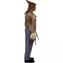 Men's Sinister Scarecrow Costume, Black/Brown, Assorted Sizes