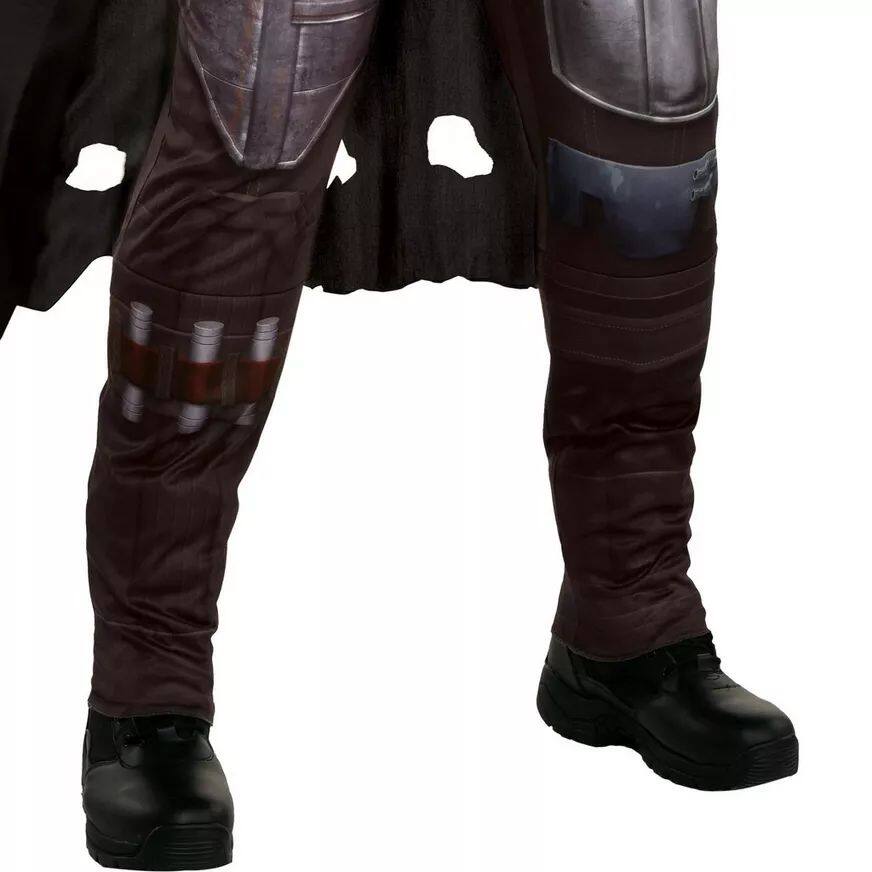 Men's Disney Star Wars Mandalorian Black Jumpsuit with Mask, Assorted Sizes