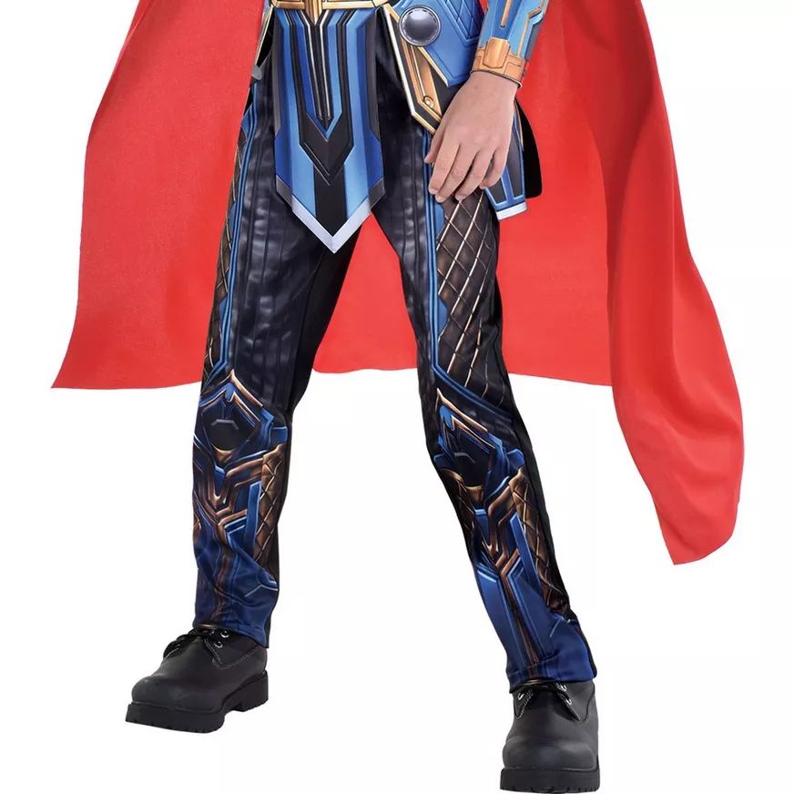 Kids' Disney Marvel Thor Red/Blue Jumpsuit with Cape, Assorted Sizes