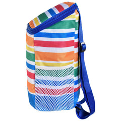 Backpack Cooler Bag, Striped, 14-inch