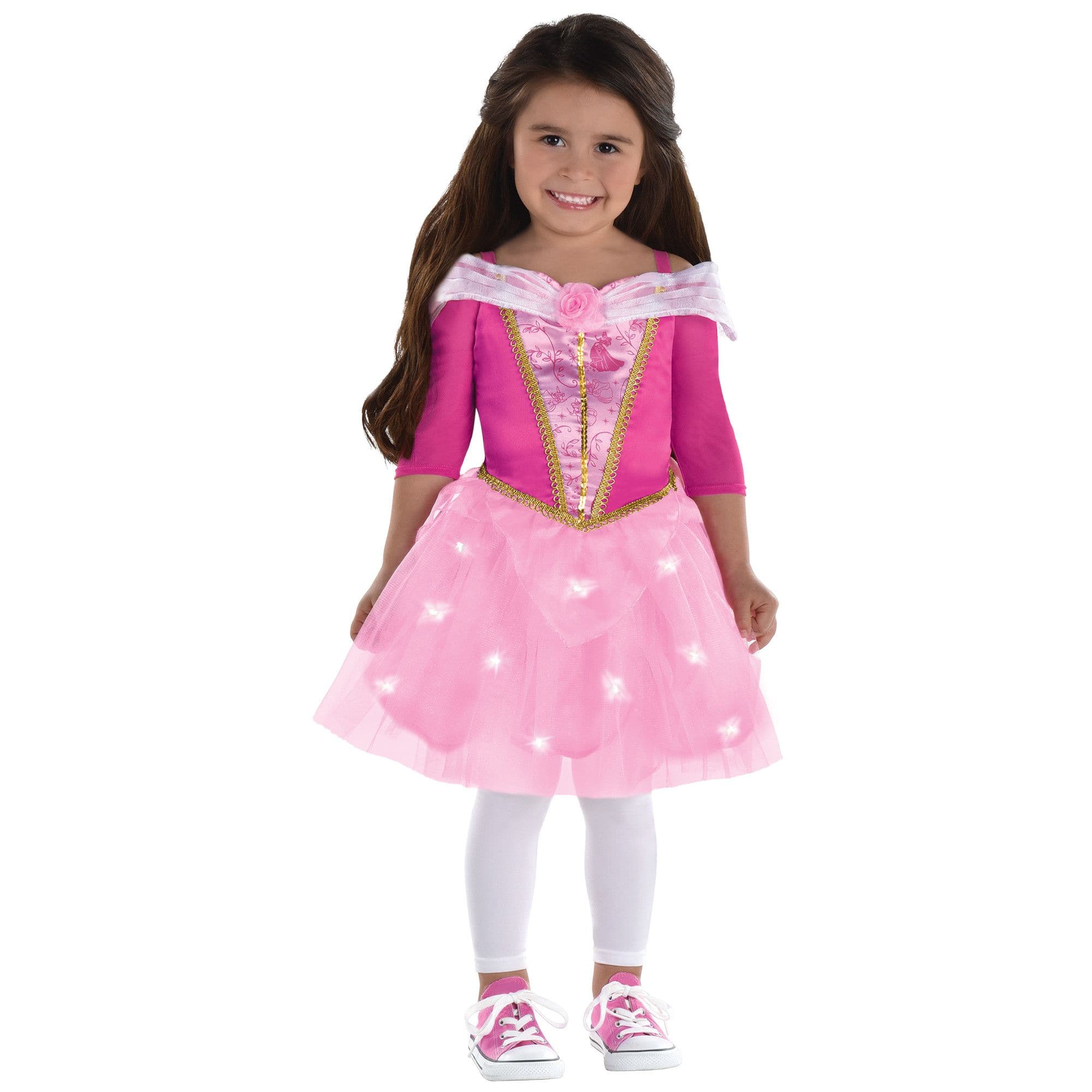 Disney Sleeping Beauty Light-Up Princess Dress, Pink, Kids, Assorted Sizes