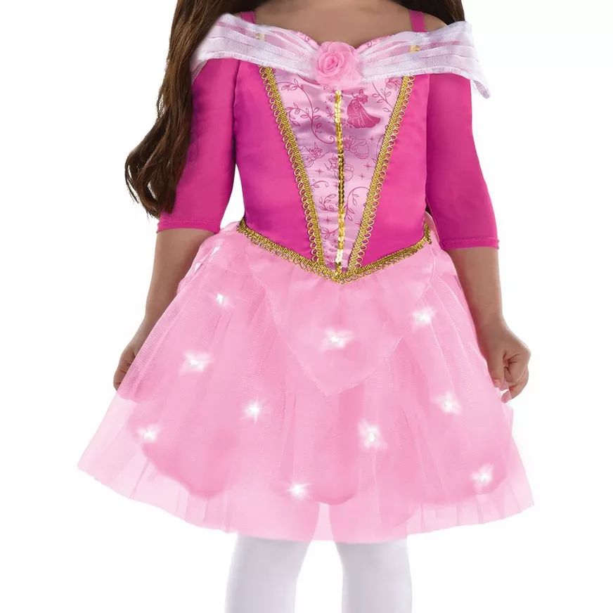 Disney Sleeping Beauty Light-Up Princess Dress, Pink, Kids, Assorted Sizes